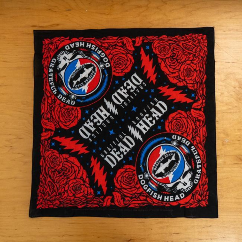 Dogfish Head x Grateful Dead Bandana ā Limited Edition -Brand New in packaging - Picture 1 of 2